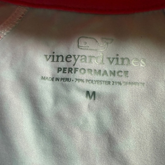 Vineyard Vines Pink and White Performance Top - Picture 4 of 4